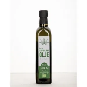 Bio konopljino olje hladno stiskano