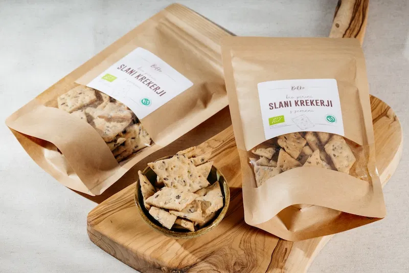 Bio pirini slani krekerji s semeni - slika 3